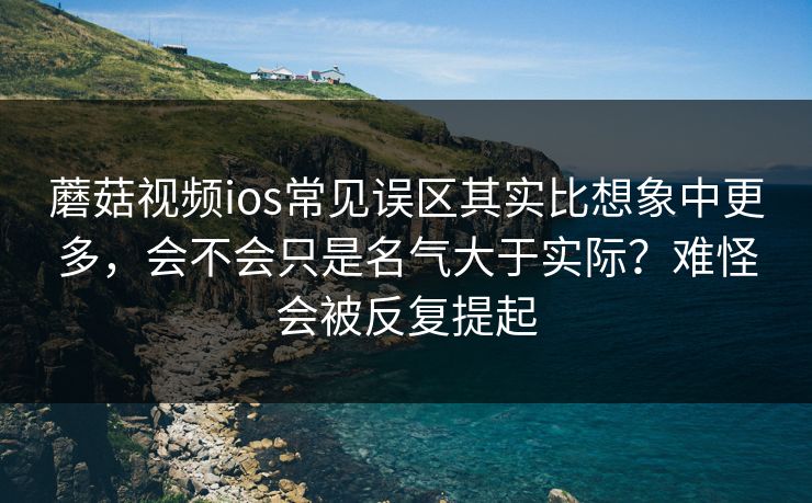 蘑菇视频ios常见误区其实比想象中更多，会不会只是名气大于实际？难怪会被反复提起